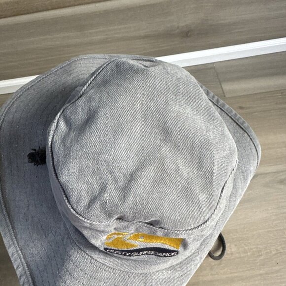 VINTAGE RUSTY Surfboards Bucket Boonie Hat Cap Surf Beach Surfing Made USA Sz S - Picture 6 of 11
